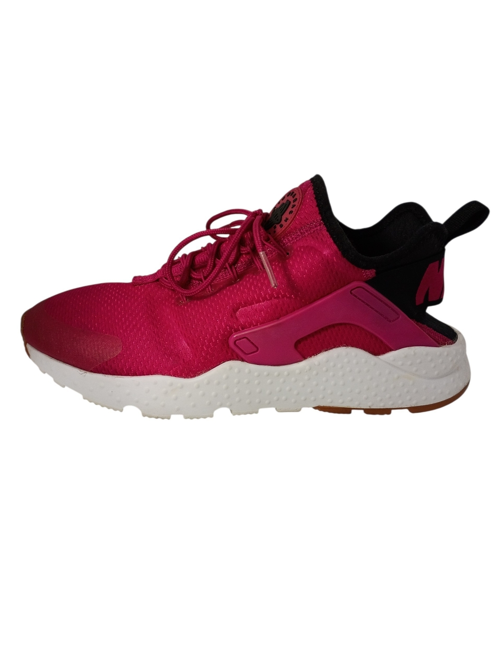 Nike Air Huarache Run Ultra Womens 8.5 Sport Fuchsia Pink Gum 819151-602 Running